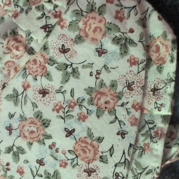 Vintage Women's Floral‎ Print Bonnet Prairie Hat Cottage Core - Picture 5 of 6